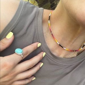 Man! I Feel Like a Woman! | Western Seed Bead Choker | Serape